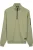 Baileys Half-Zip Sweater groen, Effen
