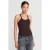 Slim Fit Geribbelde Brei Top