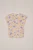 WE Fashion – Meisjes T-shirt met print – Regular fit – Beige – Katoen –