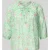 milano italy regular fit blouse met 3/4-mouw