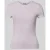 Review Slim fit T-shirt met logostitching, model ‘Downtown’