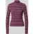 Tommy Jeans T-shirt Tjw Essential Mock Neck Dw0dw19830 0ez Calypso Berry/pink Stripe Dames