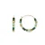 Luxent Sterling Zilver 925 Oorbellen met Malachiet in 18K Geel Goud – Ihun