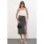 Hoge Taille Polka Dot Midi Rok