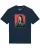 Watapparel Shirt ‘Mona Lisa Scream’  beige / donkerblauw / groen / rood / zwart