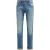 We Fashion 5-pocket Mid Waist Blue