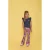 Jubel flared broek Rolling into Spring roze/paars/geel