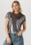 Mos Mosh Top Dames Mmnivola O-neck Metallic Tee,
