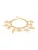 studioselect Armband  goud / transparant / parelwit