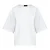 Oversized T-shirt van getextureerde katoenmix met moderne elegantie