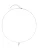 Hey Happiness Ketting ‘Letter P’  zilver