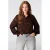 MS Mode blouse Plus Size – donkerbruin