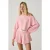 Korte sweater met losse pasvorm en ronde hals
