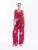 Haris Cotton Broek  donkerroze