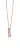 Orphelia Dames 925 Sterling Zilveren Ketting met Hanger – Roze ZH-6030/1