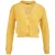River Woods Short Fancy V-neck Cardigan Yellow