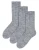 Steven – 3 Paar Heren Alpaca Wol Sokken | Winter Dikke Warm Wandelen Boot Sokken – Lichtgrijs
