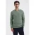 Dstrezzed katoenen regular fit gebreide trui – lt. army