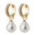 PILGRIM gold plated oorbellen Edele