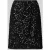 comma Minirok met pailletten en elastische band