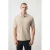 Mango Man regular fit piqué polo – middenbruin