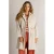 Ivy Beau trenchcoat met wol – ecru