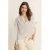 Expresso top met lurex crème