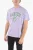 JAMES HARDEN x NEIL BARRETT T-shirt met ronde hals en bedrukt logo in violet
