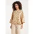 Smashed Lemon top met pailletten – beige/goud