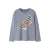 NAME IT KIDS oversized longsleeve met print – lichtblauw