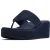 FitFlop Platfforms denim wedge toe-post sandals