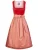 SPIETH & WENSKY Dirndl ‘Gloria’  rood