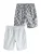 Next Broek  lichtblauw / brokaat / wit