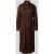 milano italy relaxed fit maxi-jurk met borstzakken