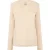 Castore Dames-T-shirt met lange mouwen en ‘Movement’-opdruk (Beige)