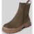 tamaris chelsea boots van echt rundleer