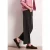 Street One Dames Straight Legs broek met gespdetail in Bruin