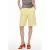Tailored shorts met hoge taille en wijde pijpen