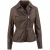 Guess Dames/Dames Logo Slim Jacket (Lichtbruin)