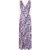 Topvintage exclusive ~ Deveny Floral maxi jurk in paars en roze
