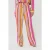 EsQualo Trousers Wide Striped Print