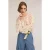 Motivi Long-sleeved Lace Blouse With Ruching White