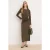 Dames platte maxi lange chique/nacht bodycon hijab jurk
