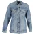 Alexander Wang Daze Oversized Denimjack in Blauw Katoen