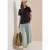 Cecil Dames Shirt met borduursel op de zoom in Zwart