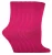 Set van 6 effen, casual katoenen damessokken – PL30 Deep Fuchsia