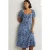 Boden Short Sleeve Jersey Midi Dress Blu