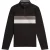 Ted Baker Heren Quarter Zip Fleece Top (Zwart)