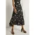 Boden Tiered Midi Skirt Blk