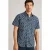 White Stuff Finsbury Koi Printed Shirt Navy Print